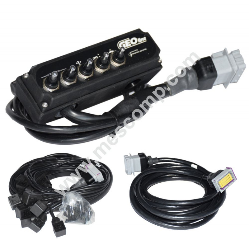 Hydraulisches Steuerkasten zum Ausklappen der Sprühgeräte