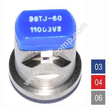 DGTJ 60 110 Antidrift Doppelflachstrahldüse, Tee Jet