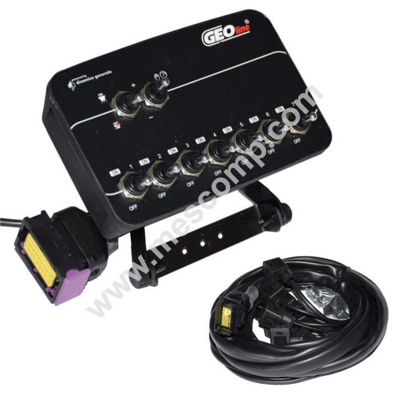 Панель керування 7+2 перемикачі