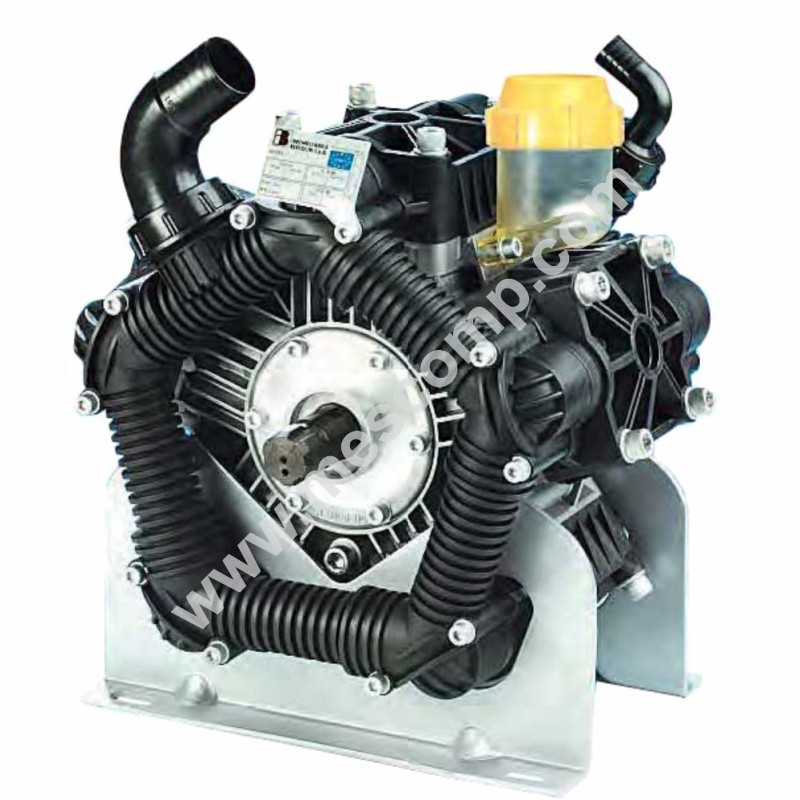 POLY 2210 VD Bertolini Pumpe, Kolbenmembranpumpe, Förderleistung 210 l/min, Druck 15 bar