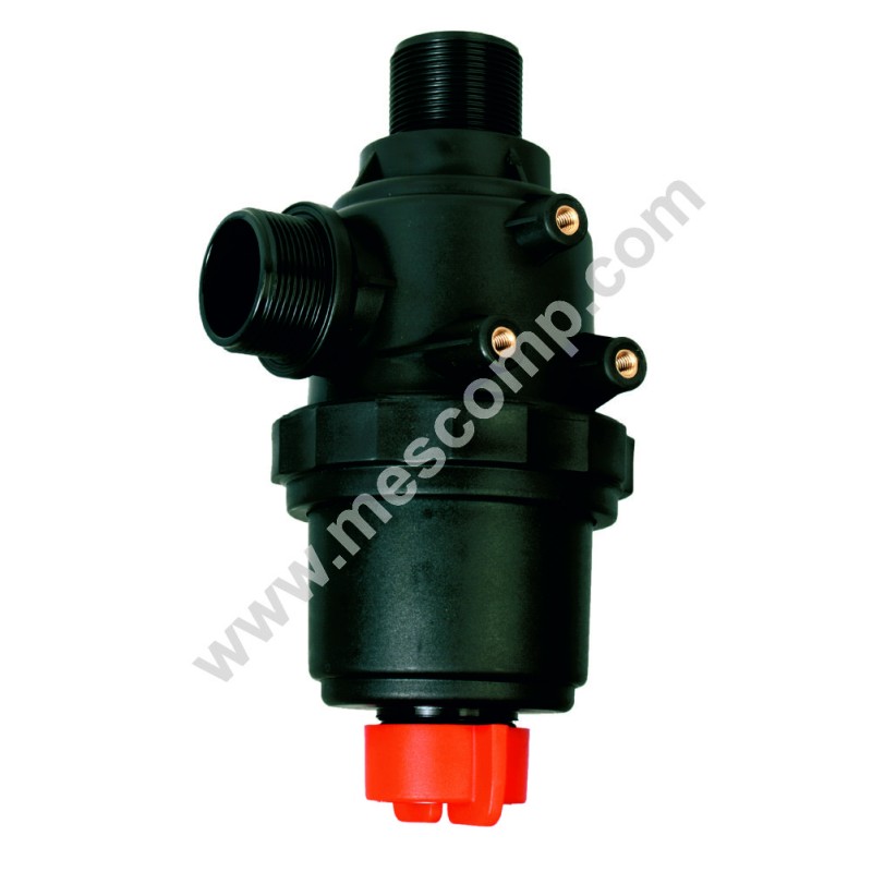 Suction filter with valve 150 l/min, 1 1/2”, 50 Mesh