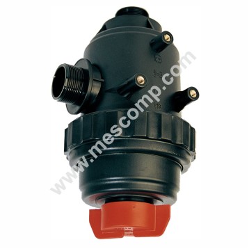 Suction filter with valve 220 l/min, 2”, 32 Mesh, Long
