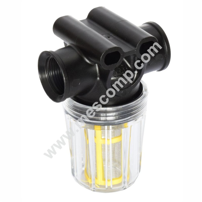 Plexiglas-Inline-Filter 55 l/min, 3/4", 80 Mesh