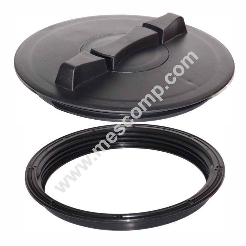 Abdeckung mit Ring 450 mm - 4 Kanäle