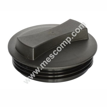 Closed threaded convex cover