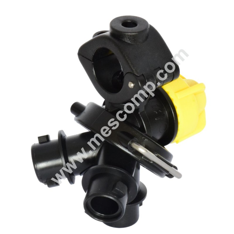 Nozzle holder 1/2” / 9,5 mm with diaphragm check valve