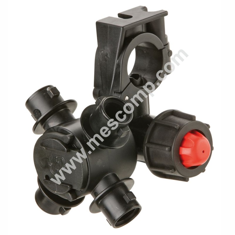 Nozzle holder 20 mm / 7 mm with diaphragm check valve