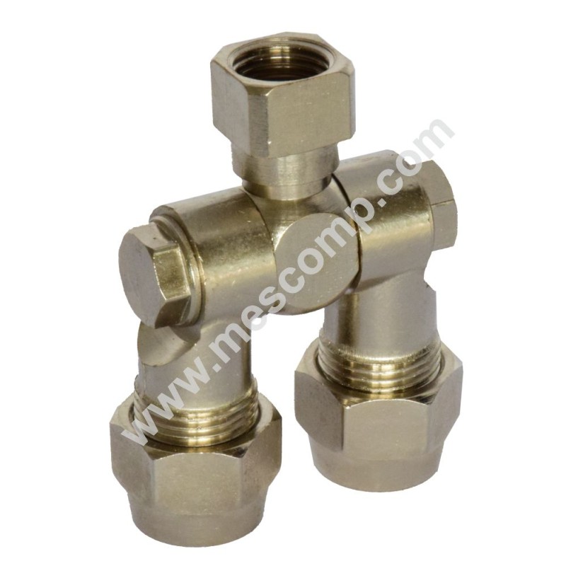 Double swivel female nozzle holders 1/4” with 3/8” fly nut
