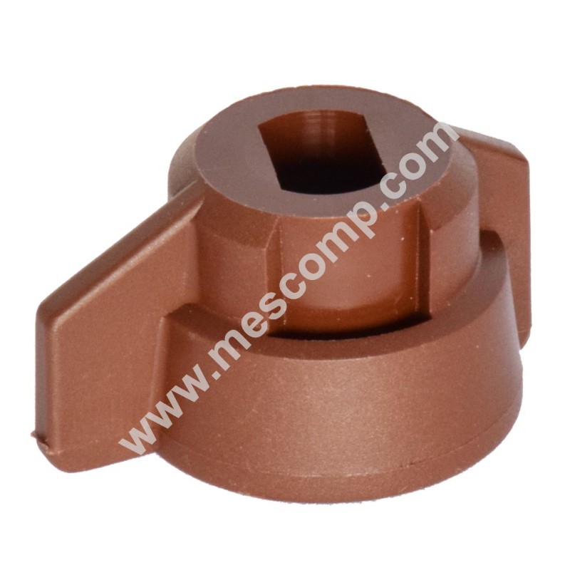 Brown quick cap 8 mm