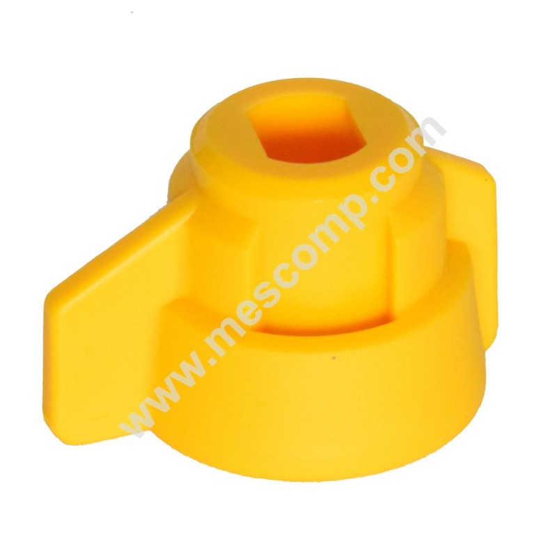 Yellow quick cap 8 mm for Hardi nozzles