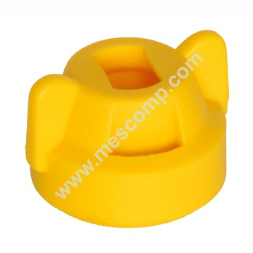 Yellow quick cap 8 mm