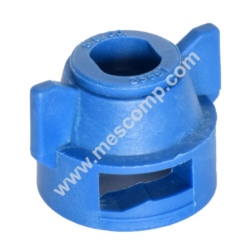 Blaue Radkappe 12 mm