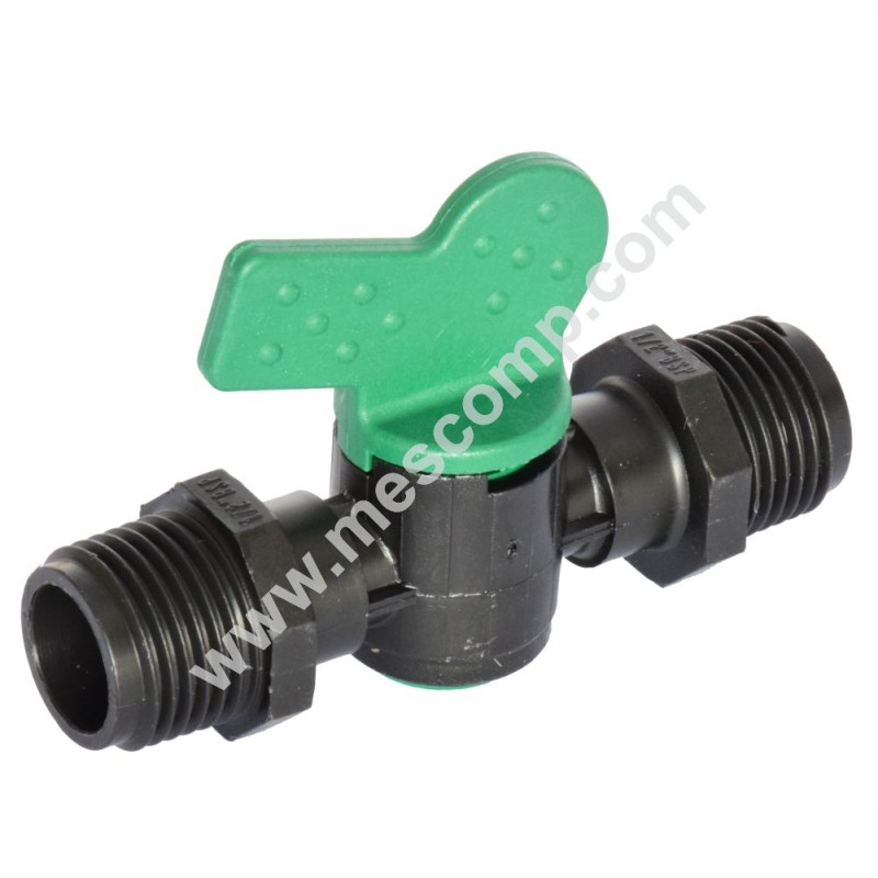 Durchlaufhahn 1/2" Außengewinde