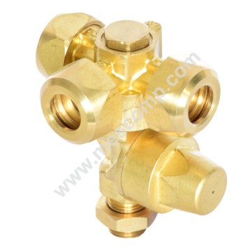 Brass triple nozzle holder,...
