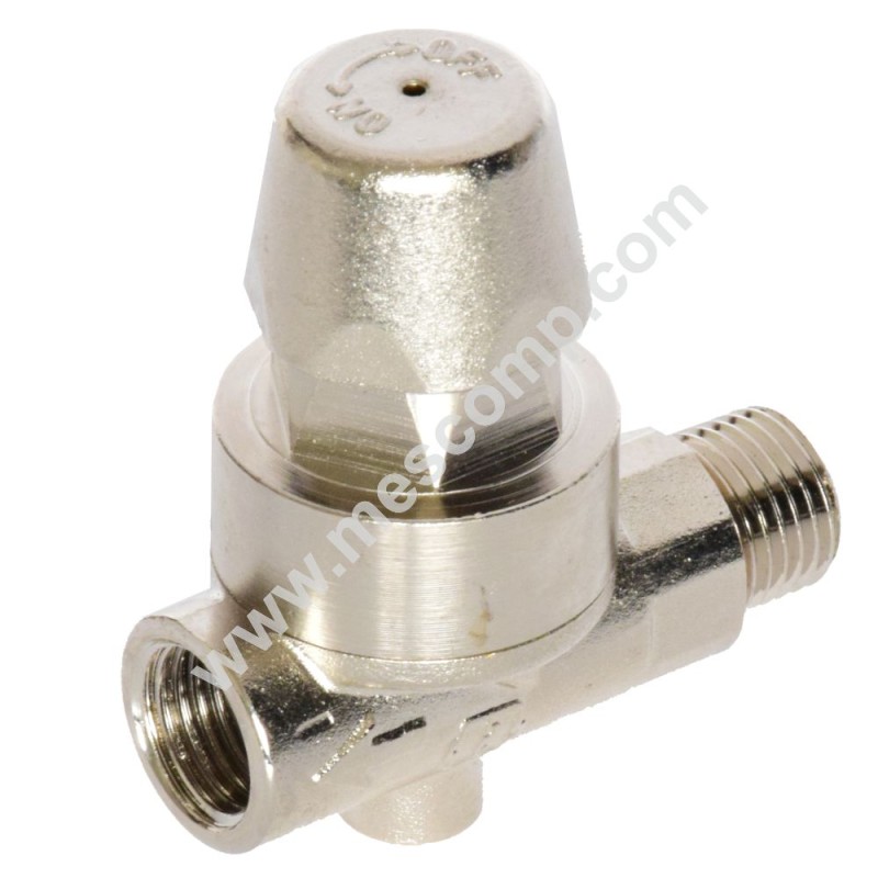 Nozzle holder with diaphragma check valve male / female thread