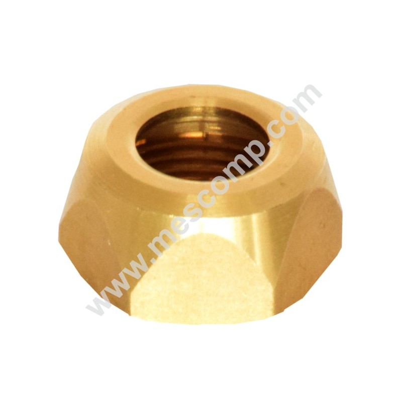 Brass fly nut Ø 18 for nozzle holder