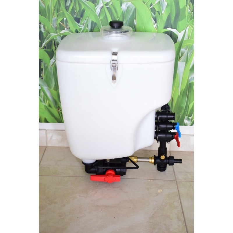 GeoMix 40 l Seitenmischer, Zentrifugalmischer, Zentrifugalmischer, Einspülschleuse, Mixer, gelb