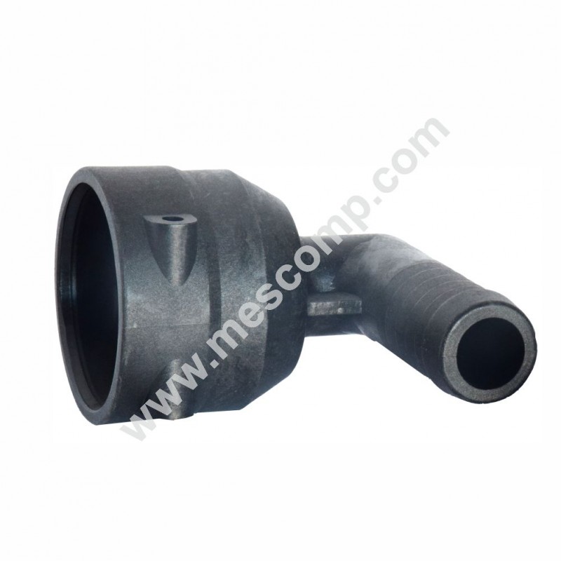 AS40 abgewinkelte Spitze - 20 mm, weiblich