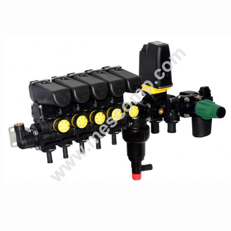 Electric sprayer control unit without flowmeter