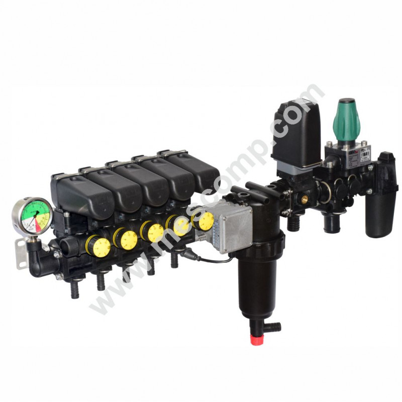 300 l/min Elektroverteiler für Computer mit Orion Durchflussmesser