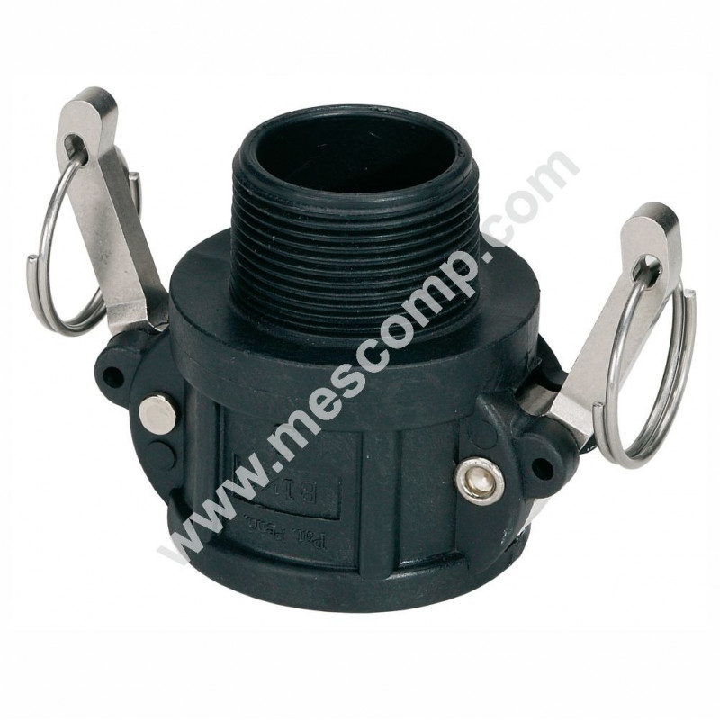 Female coupler, male thread 3/4”