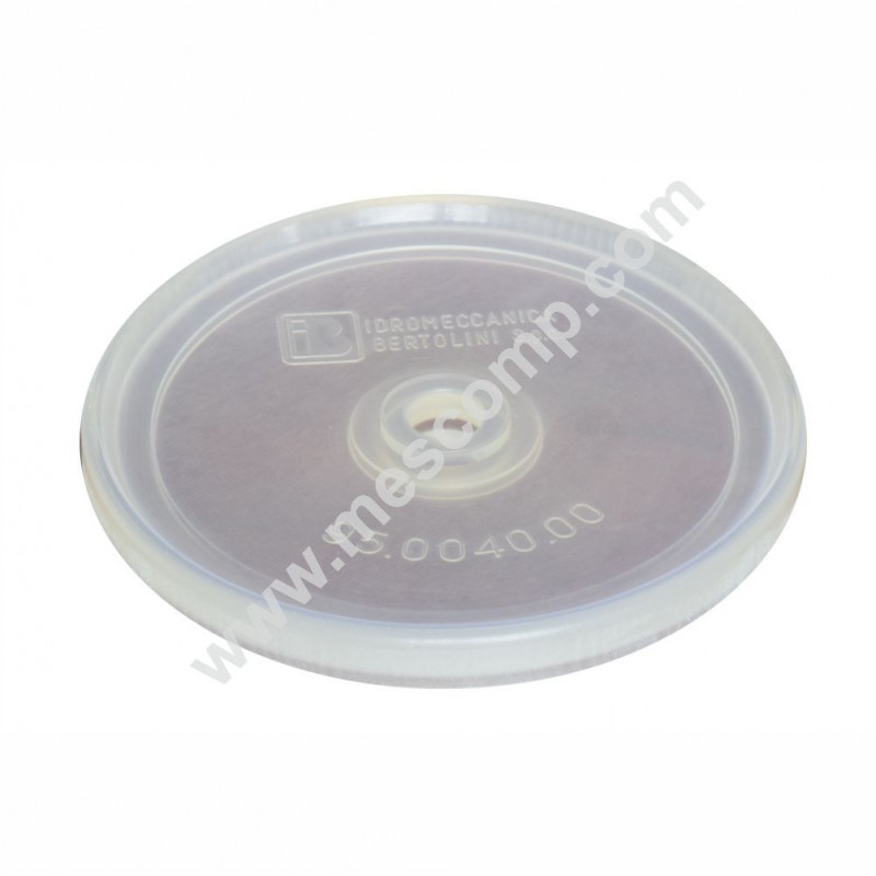 Desmopan-Membran für Obstbaupumpen 109 mm x 100 mm, Loch 11,5 mm