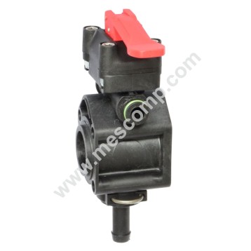 Manual section valve with...
