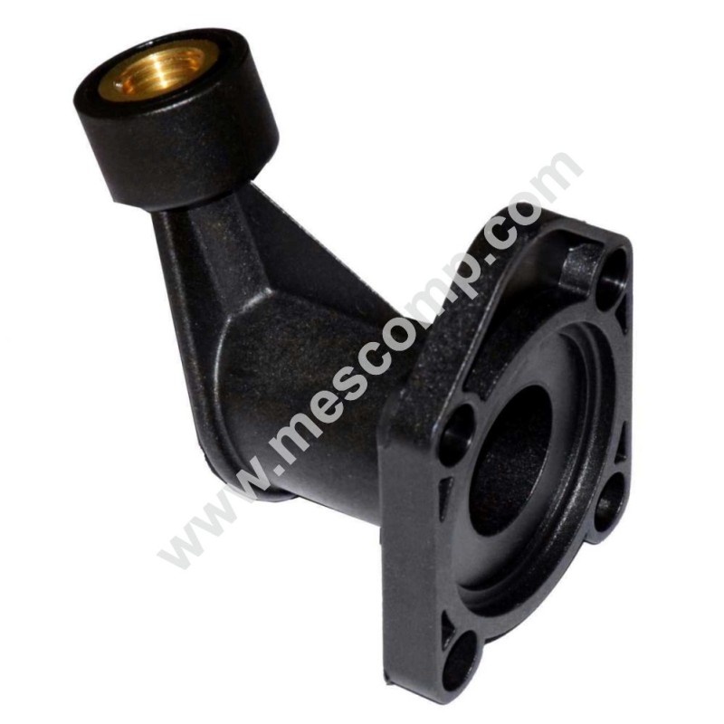 Manometeradapter Ø 100 mm konkav (links)