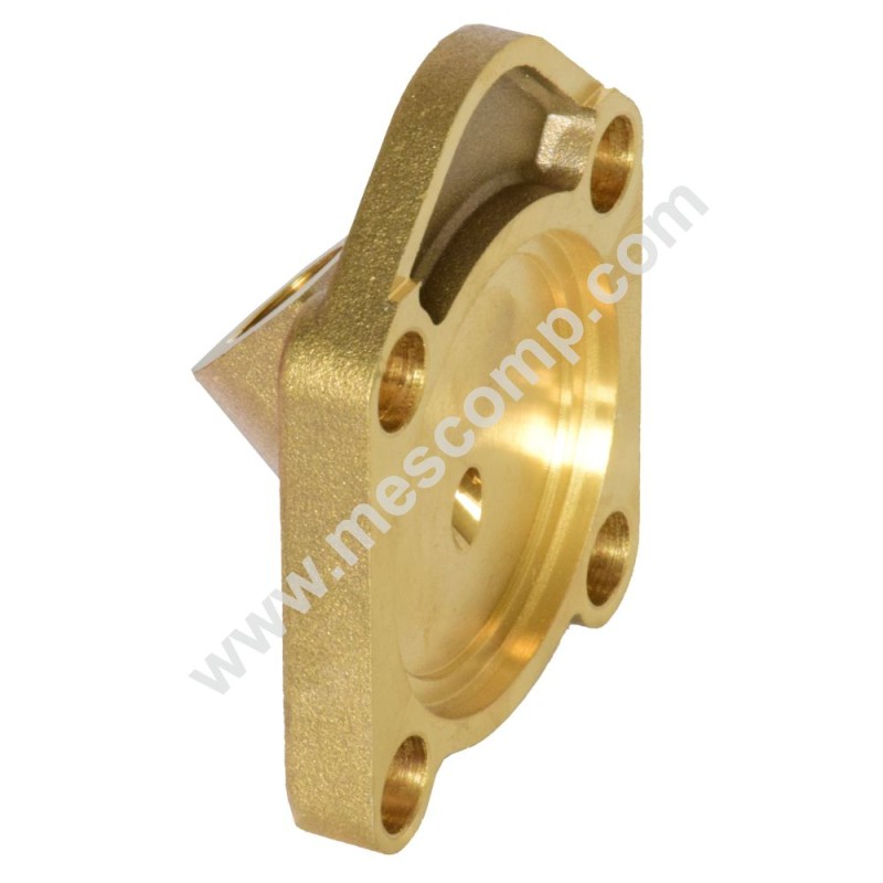 Pressure gauge brass adapter, left, F00102016